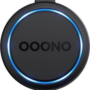 OOONO CO-Driver NO2 [NUEVO modelo 2024] – CO-Driver optimizado para el coche – Advierte sobre cámaras de velocidad y puntos peligrosos – Recargable – Indicador LED – Compatible con CarPlay y Android Auto